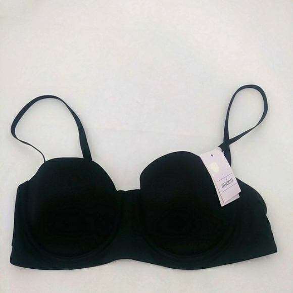 Auden Lightly Lined Convertible Bra Black 34B - Picture 1 of 3